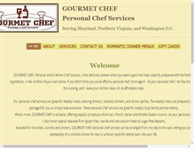 Tablet Screenshot of gourmetchefamer.com